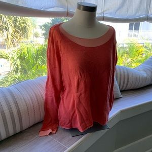 Eileen Fisher layered sweater